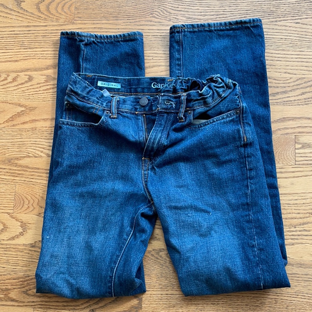 Gap Original dark wash size 14 boy jeans